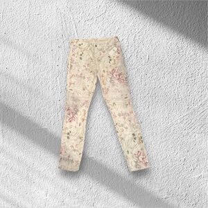 Anthropologie Pilcro Letterpress Floral Jeans - 27 Mid-Rise Skinny NWT